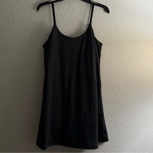 Black Athleisure Bodycon Tennis Dress